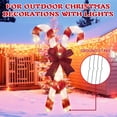 thumbnail image 4 of NSESSHome Double Candy Cane Outdoor Christmas Decorations, LED White Lights Pre-Lit for Holiday Decor Xmas Outside Indoor Home Lawn Yard Garden Patio Stakes, 4 of 6