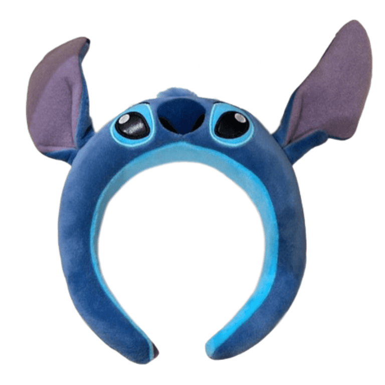 Disney Stitch Ear Headband in Navy Blue & Bright Orange Disney Mickey Ears | Lilo and Stitch Inspired Minnie Mouse  main image 3