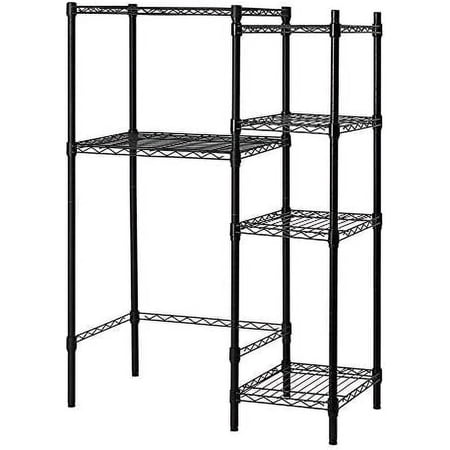 DormCo Suprima Mini Shelf Supreme with Supreme Shelving - Black - 4 Shelf Add On (Space Saver)