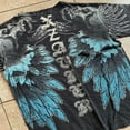 thumbnail image 4 of JUNWELL T-Shirt d'Été pour Femmes Col Rond Imprimé Vintage Manches Courtes Respirant Tendances Y2k Ajusté, 4 of 7