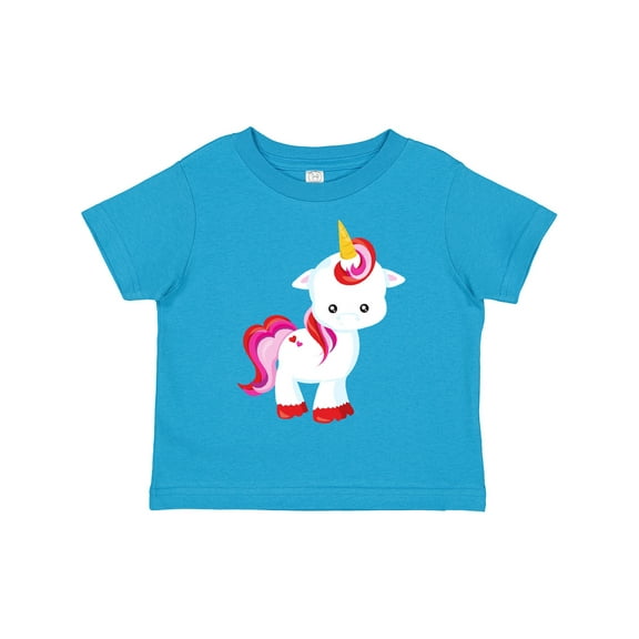 Inktastic Cute Unicorn, Little Unicorn, Magic Unicorn Girls Toddler T-Shirt
