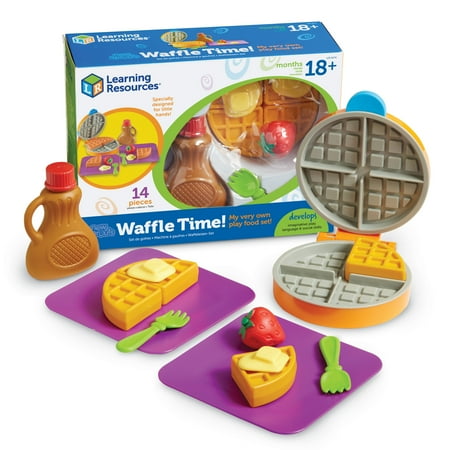 Learning Resources New Sprouts Waffle Time - Play Food Kitchen , Ages 18 + Months