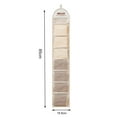 thumbnail image 3 of ievspot Wall-mounted Storage Bag Hairpins Socks Underwear Storage Pouch Home Dorm Back of The Door Hanging Organizer, 3 of 8