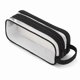 thumbnail image 1 of Grid Mesh Pencil Case 2 Compartment Pen Bags Clear Handheld Multifunction Pencil Pouch for Teen Stud, 1 of 5