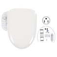 thumbnail image 1 of Electric Bidet Heated Smart Toilet Seat Split 4 Temperatures Heated Water Self Cleaning Bidet Toilet Seat for Home Hotel US Plug 110V, 1 of 5