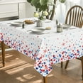 thumbnail image 3 of EGNMCR Independence Day Table Runner Independence Day Party Tablecloth Suitable For Holiday Decoration Kitchen Table Cloth Living Room Fireplace Cabinet Table Cloth Polyester tablecloth, 3 of 6