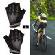 thumbnail image 4 of Par de guantes de ciclismo Unisex bicicleta medio bicicleta acolchado Negro S Sharpla Guantes de ciclismo, 4 of 7