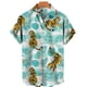 thumbnail image 3 of Camiseta informal vintage con estampado de animales hawaianos para hombre, camisas de manga corta con estampado de leopardo en 3D, blusas estilo Harajuku para fiestas navideñas, 3 of 5