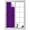 Purple, variant on Black White Checker Window Privacy Film, Modern Abstract Checkered Tunnel Mosaic Cubes Frosted Glass Window Clings Static Cling UV Heat Blocking Reusable Door Sticker for Bathroom 23.6 x 59 Inch