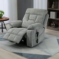 thumbnail image 5 of SYNGAR Power Lift Recliner Chair for the Elderly, Oversized Recliner with Massage and Heat, 2 Hidden Cup Holders, Side Pockets, 26" Width of Seat, Dual Motor, Reclining Chair, Gray, 5 of 7