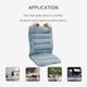 thumbnail image 5 of Blue Cojín para silla y escritorio de oficina, cojín para silla de oficina de 85cm, cojín para asiento con cojín reclinable trasero, 5 of 5
