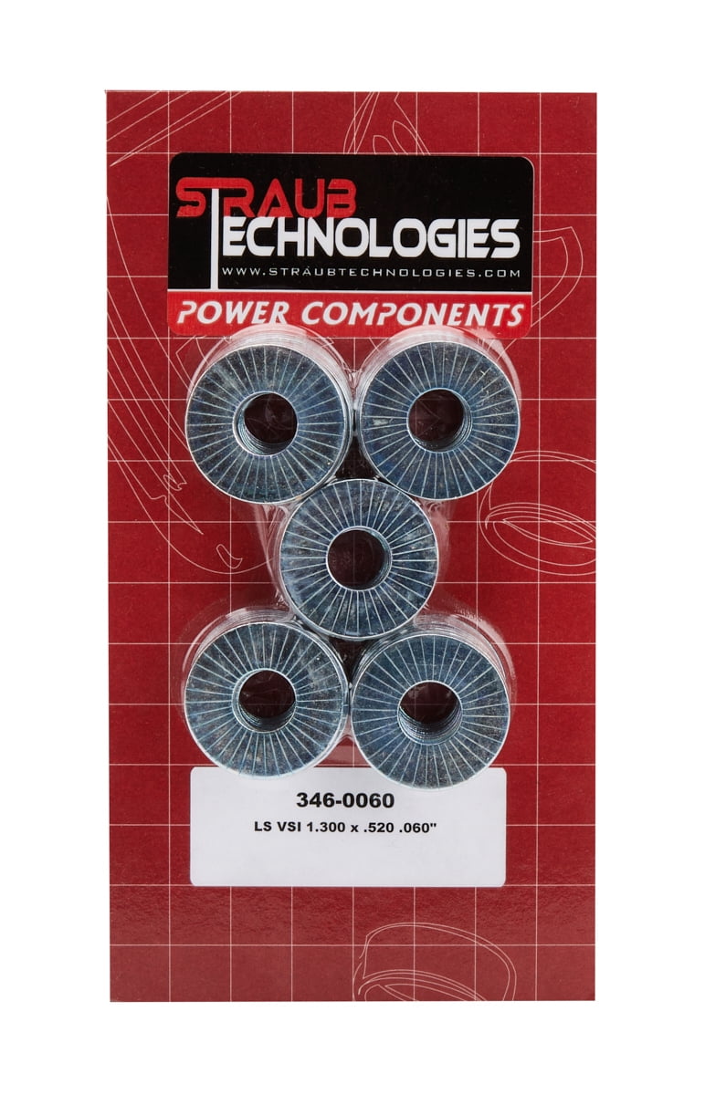 Straub Technologies Valve Spring Shim Kit 16 Each .015/.030/.060 Straub Technologies Valve Spring Shim Kit 16 Each .015/.030/.060