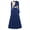 Navy Blue, variant on IDOPIP Women Metallic Bi Color Praise Dance Dress Long Sleeve Lyrical Dancewear Worship Robe Dress