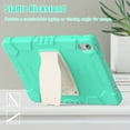 thumbnail image 6 of TECH CIRCLE Kids Case for iPad 10th Generation Case, for 2022 10.9 inch iPad 10 th Generation Case with Kickstand, Heavy Duty Shockproof Rugged 10.9" 10 Gen Cover for Kids Boy Child,Mintgreen, 6 of 9