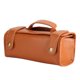 thumbnail image 2 of Bolsa de almacenamiento, bolsa de afeitar de cuero portátil de PU, bolsa de cosméticos, artesanía excepcional, 2 of 5