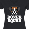 thumbnail image 4 of Inktastic Dog Boxer Squad Women's V-Neck T-Shirt, 4 of 5