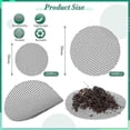 thumbnail image 2 of 200pcs Round Mesh Mat Bonsai Mesh Pot Drainage Net 10cm And 5cm--, 2 of 5