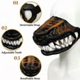thumbnail image 4 of Scary Dog Muzzle for Halloween, Hilarious Dog Muzzle with Large Scary Teeth, Halloween Scary Teeth Muzzle for Biting, Chewing and Scavenging,style:F-Without blood,Size S, 4 of 5