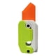 thumbnail image 1 of 10uds. Cuchillo de juguete de zanahoria con impresión 3D, juguete relajante para adultos y adolescentes (naranja, blanco y verde), 1 of 3