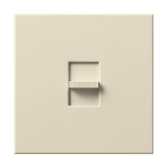 Lutron NF-10-277-LA Nova Fluorescent Slide Dimmer, Single-Pole, 8A, 277V, Light Almond