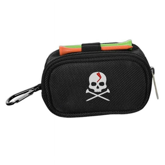 Golf Ball Pouch Tee Holder Belt Waist Bag Made of Polyester Fabric for Golf Sports Accessory Holds 3 Balls and 2 Golf Tees