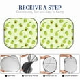 thumbnail image 5 of KLL Avocado With Leaf And Flower Windshield Sun Shade 2-Piece Foldable Car Front Window Sunshade for Most Sedans SUV Truck- Large, 5 of 5