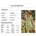 thumbnail image 7 of YNIQUE Women's Dresses Casual Summer Print Ruffle A Line Short Sleeve Mini Floral Dress for Women, 7 of 7