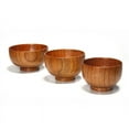 thumbnail image 2 of Clearance!!Wood Bowl Wooden Round Bowl Serving Tableware, 2 of 8