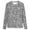 Grey, variant on Long Sleeve Girls' Sequin Printed Sweater Children's Round Flash Shirt Monochrome Long Range Spring Shirt,6-7 Years