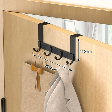 

Yannee Door Hook Hanger Free Punching Door Back Storage Clothes Hanger