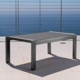 thumbnail image 1 of Kepooman Table Basse Moderne, Table Centrale en Bois Rustique, Table Rectangulaire pour Salon, Gris, 1 of 9