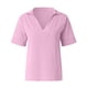 thumbnail image 4 of Blusa suelta de algodón con cuello en V y solapa de manga corta a la moda de verano para mujer OAVQHLG3B Store lin121212, 4 of 4