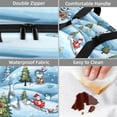 thumbnail image 4 of Christmas Double Layered Insulated Lunch Bag with Two Compartments, Large Capacity, and Hand Carry - 7.1x11.4x16.1 Inches, 4 of 6