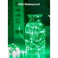 thumbnail image 3 of Solar String Lights for Outside,Copper Wire Solar Fairy Lights 8 Modes Waterproof Outdoor String Lights for Christmas Party Patio Garden Decoration(Green-33FT-100LED), 3 of 6