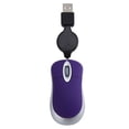 thumbnail image 1 of Ratón USB con cable creativo, miniratón telescópico para ordenador portátil (morado), 1 of 7