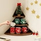 thumbnail image 1 of Estante Esquinero de Escritorio con Forma de Árbol de Navidad, Almacenamiento de Varios Niveles | Decoración para Cocina y Oficina | Material: Madera | 40 X 36 Cm | Color: Marrón | Diseño de 3 Nivele, 1 of 6