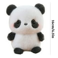 thumbnail image 3 of Soft Plush Panda Toy, Realistic Stuffed Panda, Sleep Aid & Anxiety Relief Companion Toy, Cute Plush Panda for Adults, Comforting Stuffed Animal, 6.3in/16cm, Black, 3 of 9