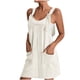 thumbnail image 1 of Vestido de Verano para Mujeres Cuello en V sin Mangas Sólido con Bolsillo de Eslinga, Vestido Casual de Moda para Diario Y Fiesta, 1 of 5