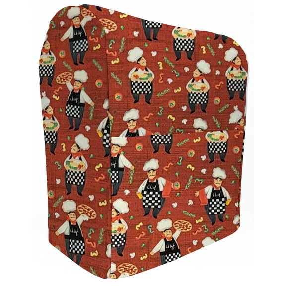 Fat Chefs Cover Compatible with Hamilton Beach 4 Quart 7 Speed Tilt Head Stand Mixer by Penny's Needful Things (Pizza Chefs)