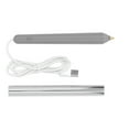 USB Hot Foil Pen Silver Color Heat Stamping and Embossing Tool for