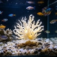 thumbnail image 6 of BingTong Artificial Corals For Aquarium Decoration, Lifelike Simulated Coral Decor,Realistic Small Reef Ornaments For Fish Tank, Beach Theme Room Decoration B-Beige, 6 of 6