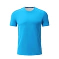 thumbnail image 5 of FUZHIQ Big and Tall T Shirts for Men 5xlt Soft Breathable Crewneck Holiday Tees Short Sleeve Athletic Workout Shirts Cooling Running Shirt,XXXXXL, 5 of 6