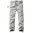 thumbnail image 2 of Los pantalones cargo combinan con la ropa de trabajo casual para hombre, al aire libre, gris, 2 of 5