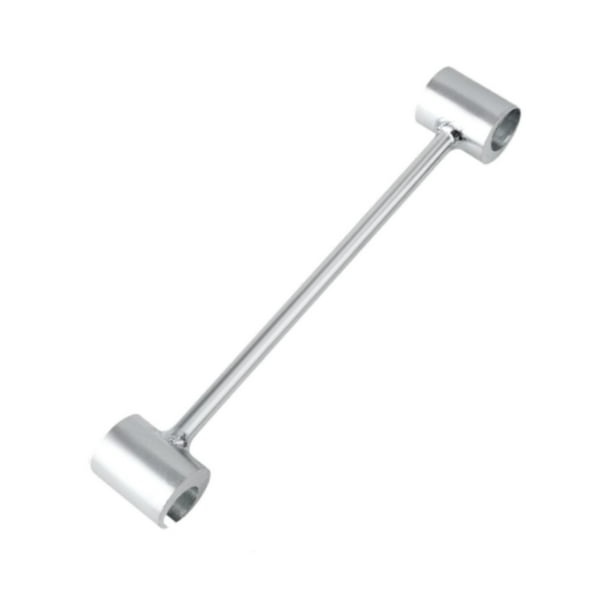 Llave de ajuste de espacio de bisagra, herramienta de ajuste de bisagra de puerta, fácil de usar, estable Plata L