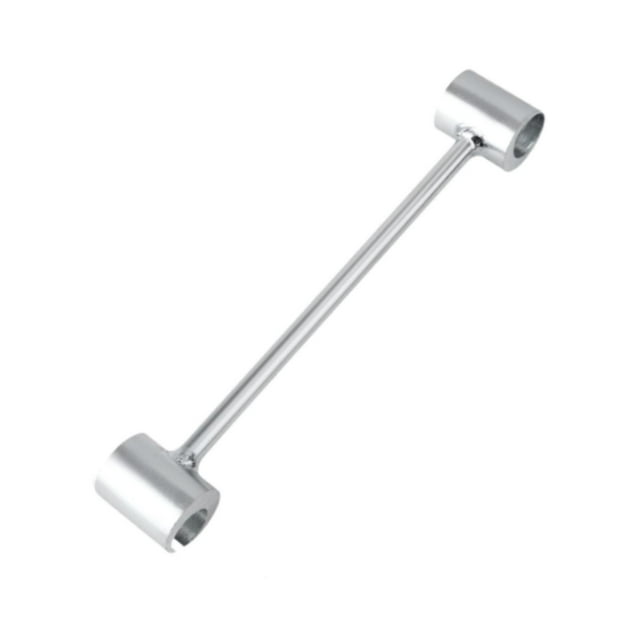 Llave de ajuste de espacio Macarena para bisagras de puerta herramienta de reparación de alta resistencia Plata L