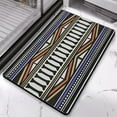 thumbnail image 5 of Enjoy Premium Comfort with our 20x32in Non-Slip Tribal Style Bath Rug Runner - Soft Luxury Microfiber, Machine-Washable Bathroom Rugs. Ideal for Tub and Shower. Upgrade Today!, 5 of 5