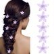 thumbnail image 1 of Bartosi Pequeñas Flores Púrpuras Para Pinzas Para El Cabello Pasadores De Flores Flores Para El Cabello Rapunzel Accesorios Para El Cabello Para Mujeres Y Niñas (Paquete De 5), 1 of 1