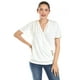 thumbnail image 1 of Blusa cruzada con botones Roman Fashion /Juvenil, 8074 (Blanco) blanco M, 1 of 5