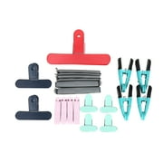 Mainstays 19 Piece Multiple Size, Multicolor Bag Clips