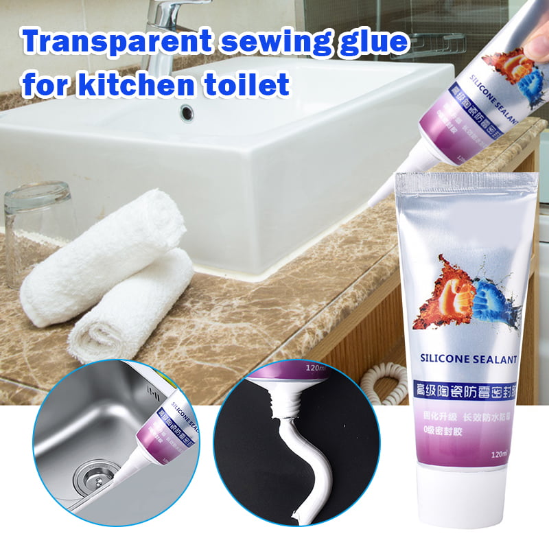 KITCHEN/BATHROOM SEALING KIT Caulk Silicone Mortar Tile Bath Sink Shower Toilet 
